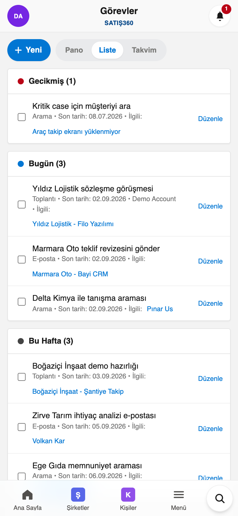 Ohana360 mobil uygulaması